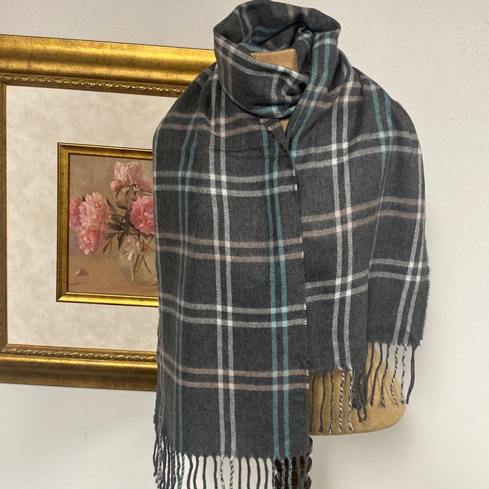 👍New CEJON made in Italy soft scarf gray